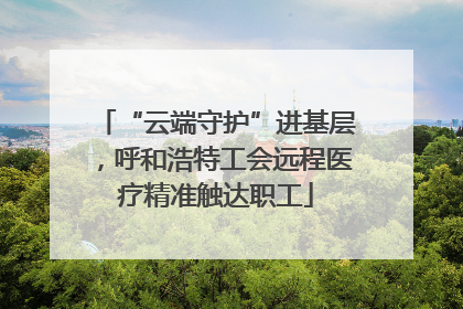 “云端守护”进基层，呼和浩特工会远程医疗精准触达职工