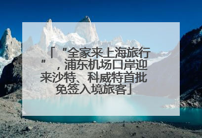 “全家来上海旅行”，浦东机场口岸迎来沙特、科威特首批免签入境旅客
