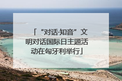 “对话·知音”文明对话国际日主题活动在匈牙利举行