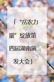 “岳农力量”绽放第四届湖南旅发大会