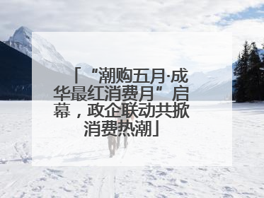 “潮购五月·成华最红消费月”启幕，政企联动共掀消费热潮