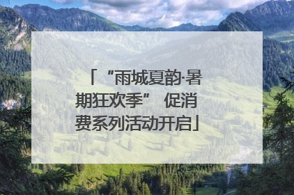 “雨城夏韵·暑期狂欢季” 促消费系列活动开启