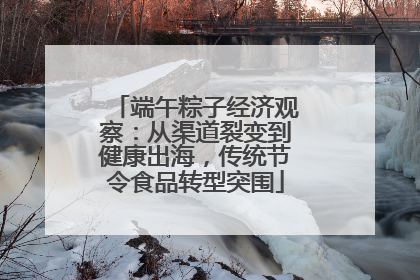端午粽子经济观察：从渠道裂变到健康出海，传统节令食品转型突围