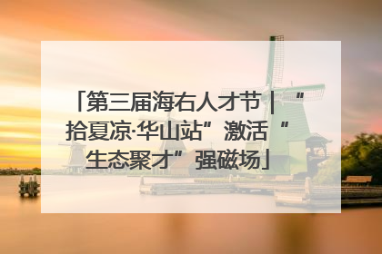 第三届海右人才节｜“拾夏凉·华山站”激活“生态聚才”强磁场