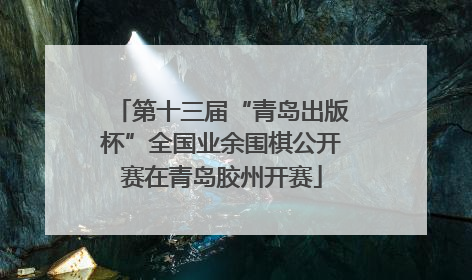 第十三届“青岛出版杯”全国业余围棋公开赛在青岛胶州开赛