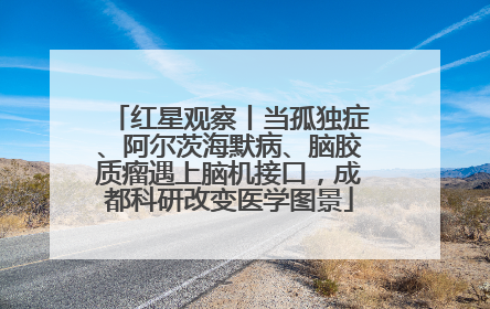 红星观察丨当孤独症、阿尔茨海默病、脑胶质瘤遇上脑机接口，成都科研改变医学图景
