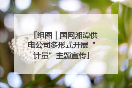 组图｜国网湘潭供电公司多形式开展“计量”主题宣传