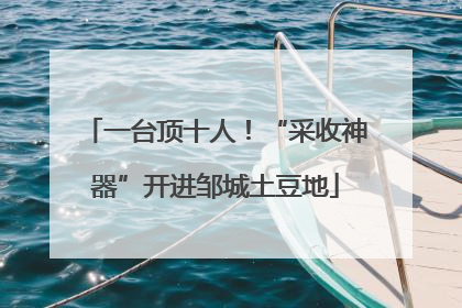 一台顶十人！“采收神器”开进邹城土豆地