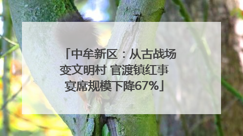 中牟新区：从古战场变文明村 官渡镇红事宴席规模下降67%