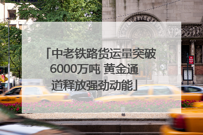 中老铁路货运量突破6000万吨 黄金通道释放强劲动能