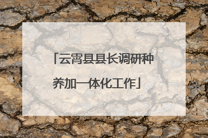 云霄县县长调研种养加一体化工作