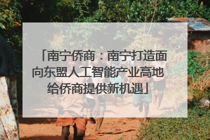 南宁侨商：南宁打造面向东盟人工智能产业高地给侨商提供新机遇