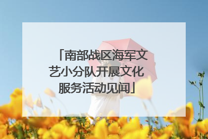 南部战区海军文艺小分队开展文化服务活动见闻