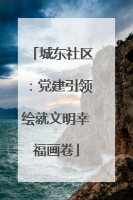 城东社区：党建引领绘就文明幸福画卷