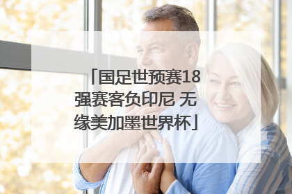 国足世预赛18强赛客负印尼 无缘美加墨世界杯