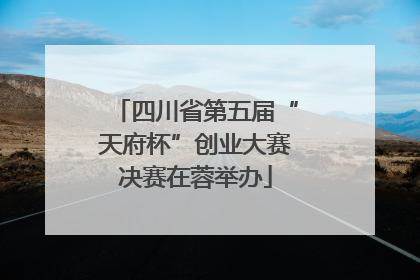 四川省第五届“天府杯”创业大赛决赛在蓉举办