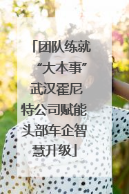 团队练就“大本事” 武汉霍尼特公司赋能头部车企智慧升级