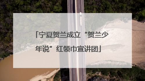 宁夏贺兰成立“贺兰少年说”红领巾宣讲团