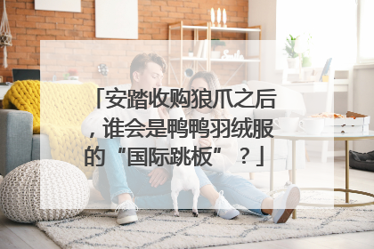 安踏收购狼爪之后，谁会是鸭鸭羽绒服的“国际跳板”？
