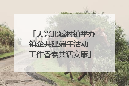 大兴北臧村镇举办镇企共建端午活动 手作香囊共话安康