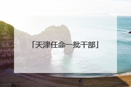 天津任命一批干部