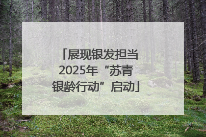 展现银发担当 2025年“苏青银龄行动”启动