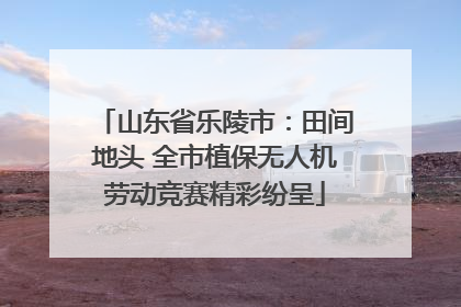 山东省乐陵市：田间地头 全市植保无人机劳动竞赛精彩纷呈