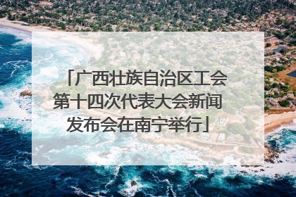 广西壮族自治区工会第十四次代表大会新闻发布会在南宁举行