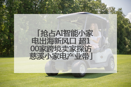 抢占AI智能小家电出海新风口 超100家跨境卖家探访慈溪小家电产业带