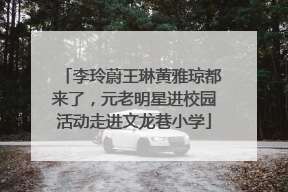 李玲蔚王琳黄雅琼都来了，元老明星进校园活动走进文龙巷小学