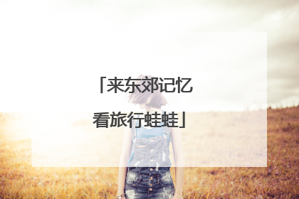 来东郊记忆 看旅行蛙蛙