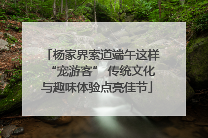 杨家界索道端午这样“宠游客” 传统文化与趣味体验点亮佳节