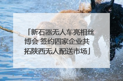 新石器无人车亮相丝博会 签约四家企业共拓陕西无人配送市场
