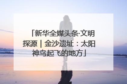 新华全媒头条·文明探源｜金沙遗址：太阳神鸟起飞的地方