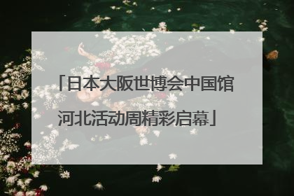 日本大阪世博会中国馆河北活动周精彩启幕