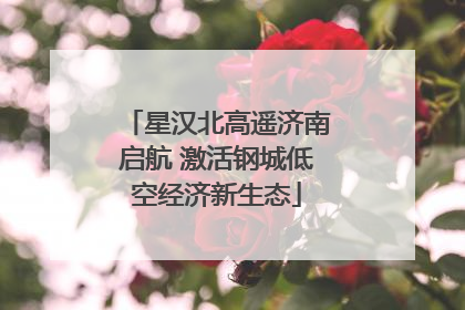 星汉北高遥济南启航 激活钢城低空经济新生态