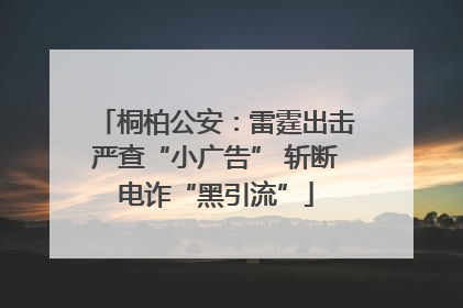 桐柏公安：雷霆出击严查“小广告” 斩断电诈“黑引流”