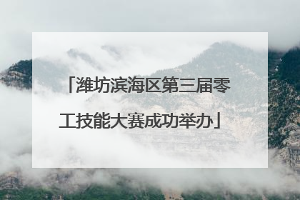 潍坊滨海区第三届零工技能大赛成功举办