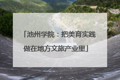 池州学院：把美育实践做在地方文旅产业里