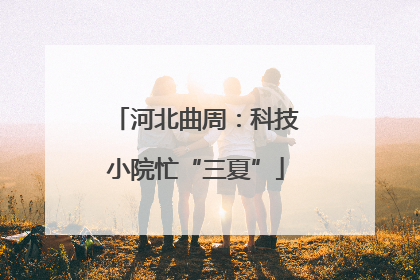 河北曲周：科技小院忙“三夏”