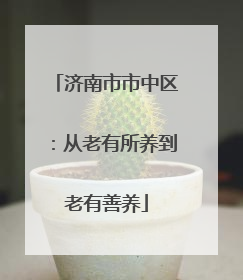 济南市市中区：从老有所养到老有善养