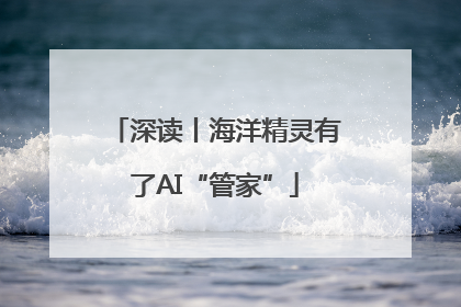 深读丨海洋精灵有了AI“管家”