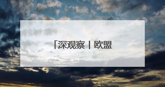 深观察丨欧盟：我们不怕与美国打关税战