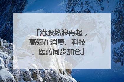 港股热浪再起，高瓴在消费、科技、医药同步加仓