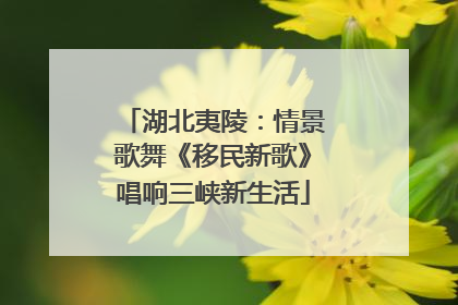湖北夷陵：情景歌舞《移民新歌》唱响三峡新生活