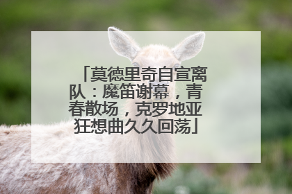 莫德里奇自宣离队：魔笛谢幕，青春散场，克罗地亚狂想曲久久回荡