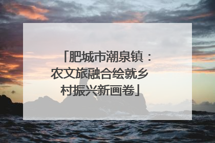 肥城市潮泉镇：农文旅融合绘就乡村振兴新画卷