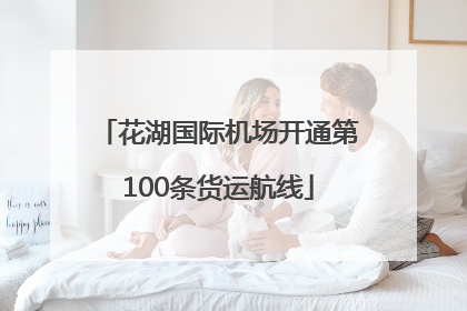 花湖国际机场开通第100条货运航线