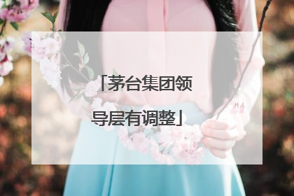 茅台集团领导层有调整