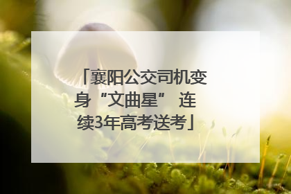 襄阳公交司机变身“文曲星” 连续3年高考送考